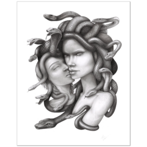 Medusa and Her Lover - 11x14